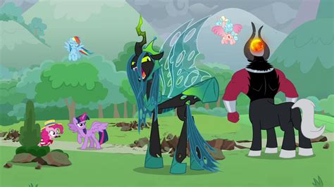 Safe Screencap Cozy Glow Lord Tirek Pinkie Pie Queen