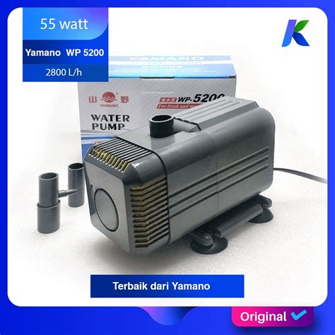 Jual YAMANO WP 5200 Pompa Air Aquarium Dan Kolam 55 Watt Shopee Indonesia