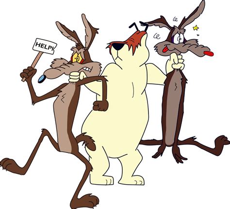 Wile E Coyote, Sam Sheepdog and Ralph Wolf by Cart00nman95 on DeviantArt