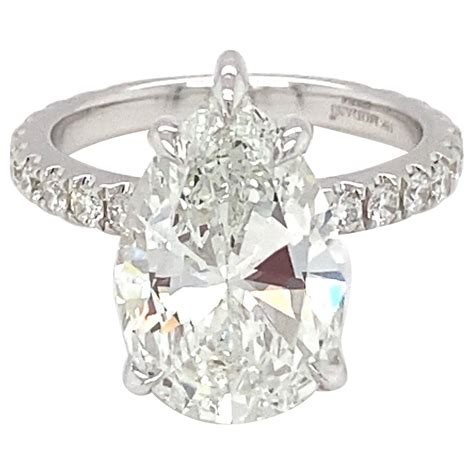 Gia Certified 503 Carat Pear Shape H Vs1 Diamond 18k Engagement Ring