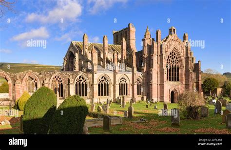 Melrose Abbey, Borders, Scotland Stock Photo - Alamy