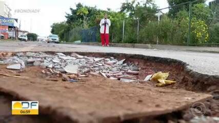 Vídeo Buracos nas ruas trazem prejuízos para moradores do Gama Bom