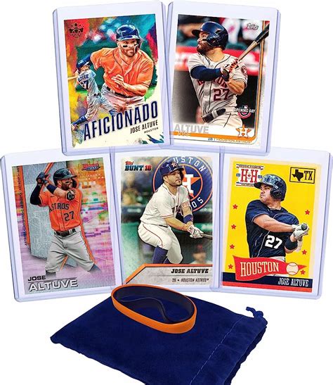 Fast Shipping Jose Altuve Baseball Cards Assorted Bundle 5 Houston ...