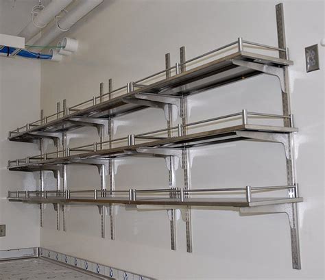 The Space Saving & Elegant Stainless steel wall shelves