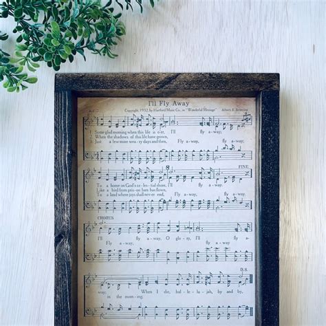 Hymn Wall Art Etsy