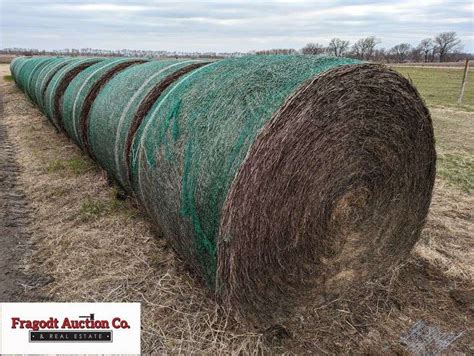 Alfalfa Net Wrapped Round Bales Baled Nd Crop In Approx