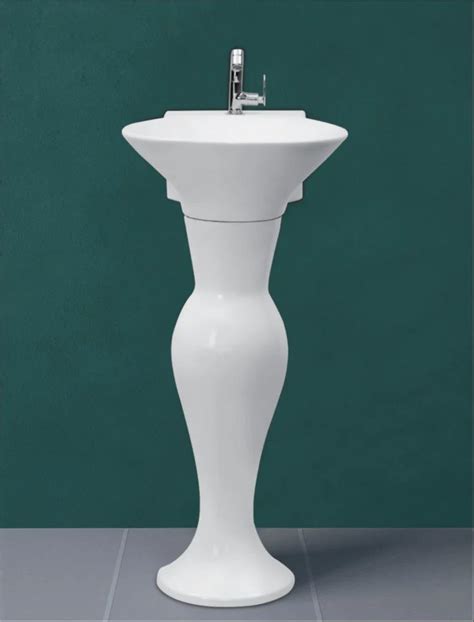 White Ceramic Pedestal Washbasin At Rs 1200 Piece Wash Basins In