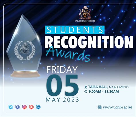 Students Recognition Awards University Of Nairobi