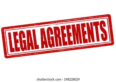 Stamp Text Legal Agreements Inside Vector Stock Vector Royalty Free