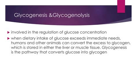 Glycogenesis And Glycogenolysis Biochemistry Pptx