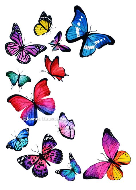 butterfly watercolor butterflies art print botanical watercolor painting painting wall art