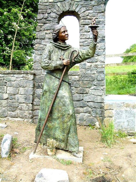 Ireland Bronze Lifesize Saint Brigid Statue