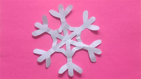 How To Make A Paper Snowflake Craft Step By Step Paper Snowflake Craft Crafts Youtube