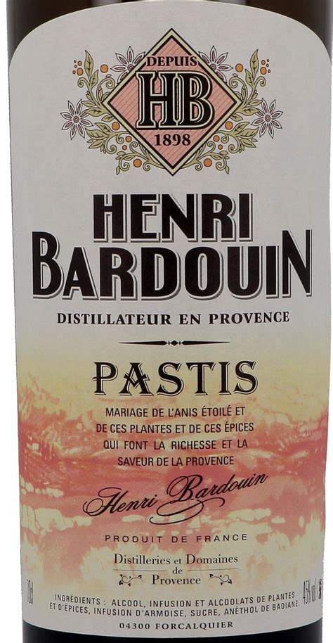 Henri Bardouin Cl Pastis Liqueur Nevejan