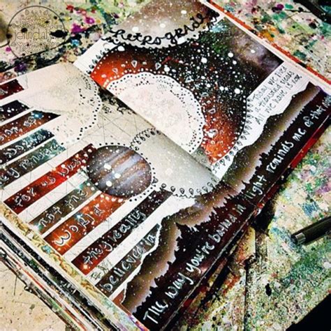 Mixed Media Art Journal Pages By Jenndalyn Journal D Art Art Journal