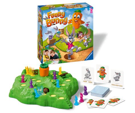 Забавна настолна игра за деца Ravensburger - Lotti Karotti: Фъни Бъни ...