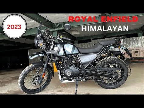 2023 New Royal Enfield Himalayan Sleet Black Color Review On Road