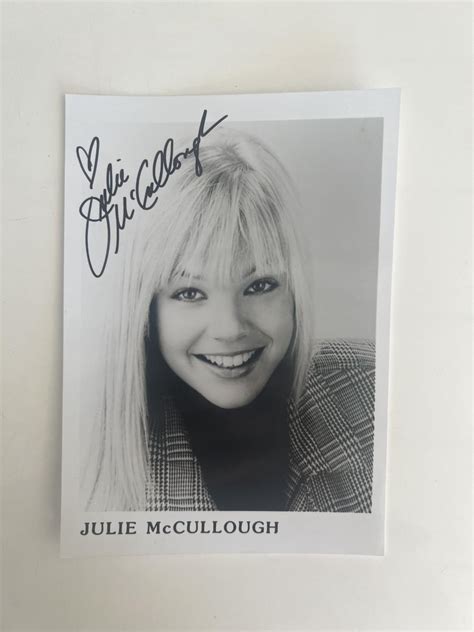 Julie Mccullough Signed Photo