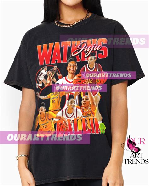 Juju Watkins T-shirt Basketball Player MVP Slam Dunk Merchandise Bootleg Vintage Classic Graphic ...