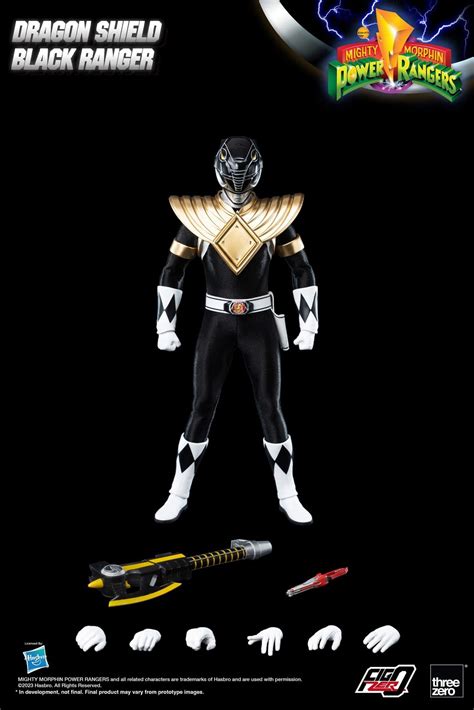 Power Rangers Black Ranger Gains The Dragon Shield With Threezero