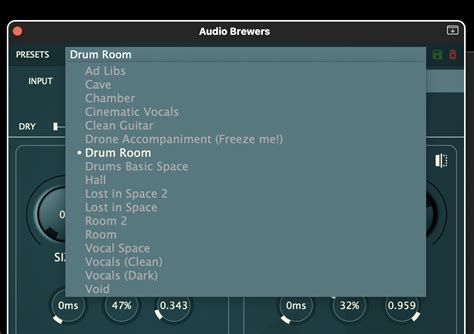 Ab Reverb Audio Brewers