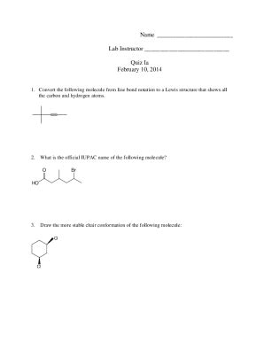 Fillable Online How To Draw Skeletal Structure Or Bond Line