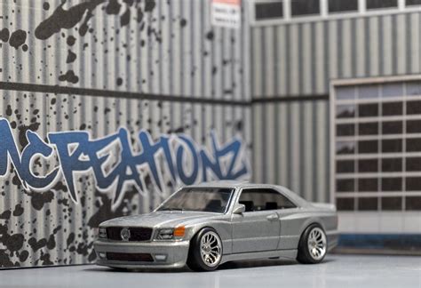 Custom Hot Wheels Mercedes Benz SEC AMG Mattel Etsy