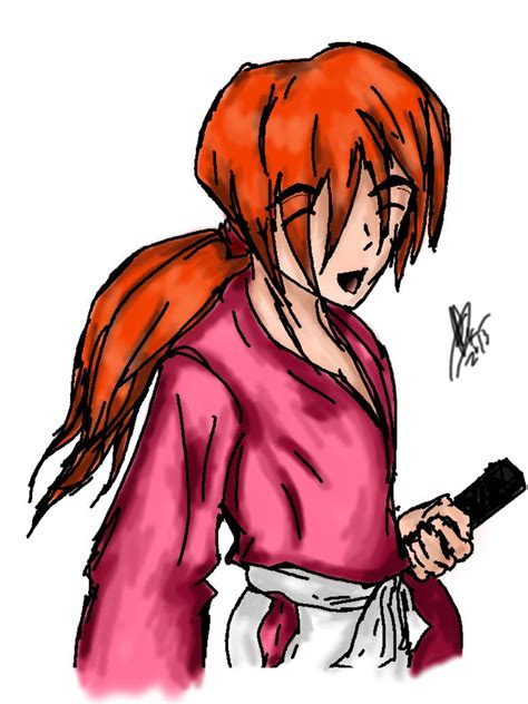 Rurouni Kenshin Colored By Snowbunny91 On Deviantart