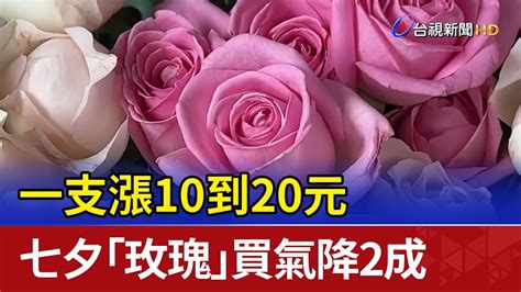 一支漲10到20元 七夕「玫瑰」買氣降2成 Youtube