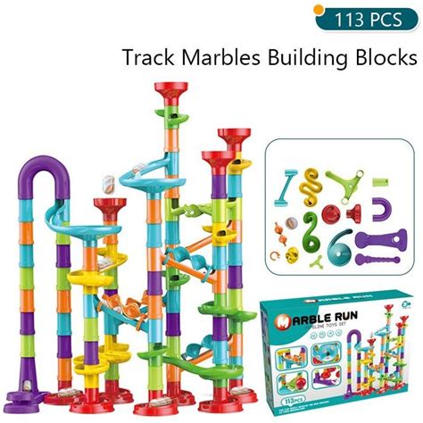 Marbles Run Catapult Track Building Blocks Slide Nel 2024