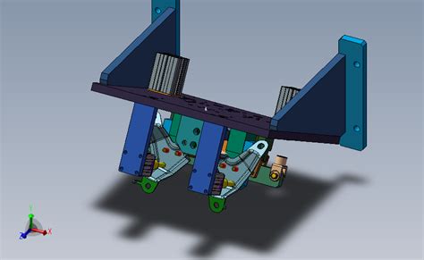 汽车门锁焊接夹具3d模型图纸 Solidworks设计solidworks 2014模型图纸下载 懒石网