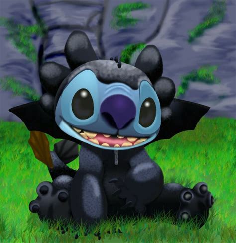 Cute Stitch And Toothless And Pikachu Luanetg