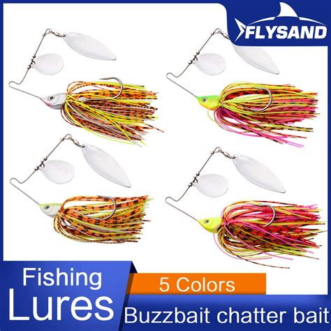 Flysand Fishing Chatter Bait Spinner Spin Fishing Lure Buzzbait