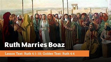 Ruth Marries Boaz Youtube