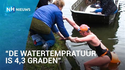 Gerda Raakt Onderkoeld Na Het Zwemmen In Ijskoud Water YouTube