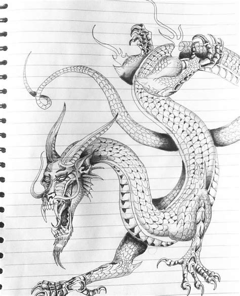 Eastern Dragon Sketch By Winterxsteele On Deviantart