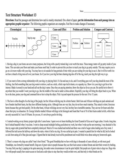 Text Types Worksheets With Answers Fill Online Printable Fillable