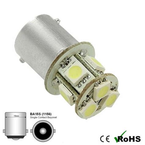 6v 6 Volt White Led Bulb Glb205 244 Ba15s 5w Scooter Motorbike Moped Motorcycle Ebay