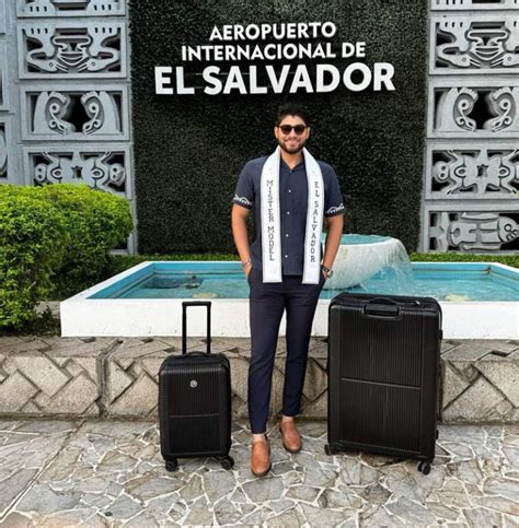 Josué Aguilar Rumbo A Colombia A Representar A El Salvador En Mister