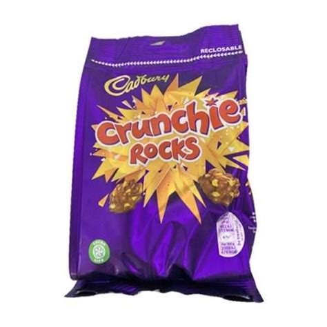 Cadbury Crunchie Rocks 110g Packet Sedo Snax