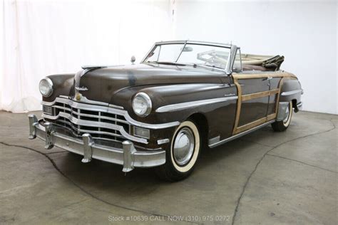 1949 Convertible Used Automatic for sale - Chrysler Town & Country 1949 for sale