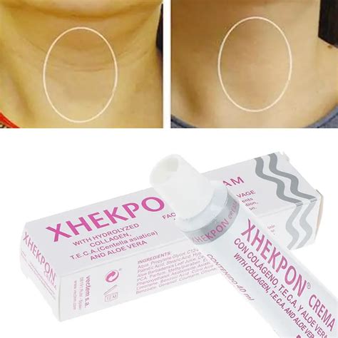 Xhekpon Crema Antiarrugas Para El Cuello Col Geno Hidrolizado Aloe Vera