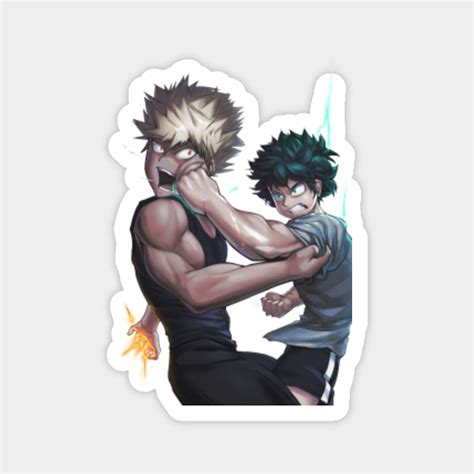 Midoriya vs Bakugo - My Hero Academia - Magnet | TeePublic