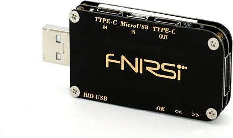 FNIRSI-FNB38 USB Tester Type-C USB-A USB-C MicroUSB MicroUSB-HID Built ...