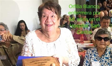 Do A Orfilia Blanco La Eterna Enfermera Sancarle A Nos Dejo Un Legado