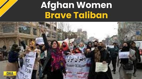 Afghan Women Stage Rare Protests In The Northern Provinces Of