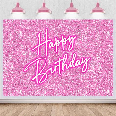 Amazon Withu Pink Backdrop For Girls Lady Women Birthday Party