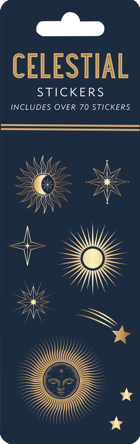 Celestial Sticker Set Peter Pauper Press