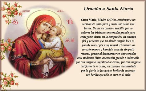 Santa María, Madre de Dios y Madre nuestra: Oración a Santa María