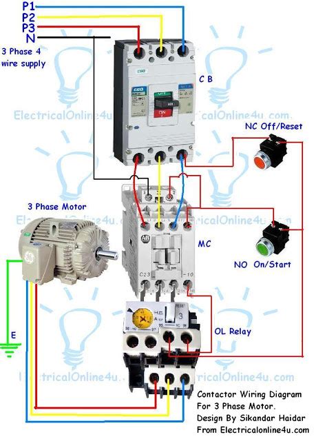 Wiring A 3 Phase Contactor